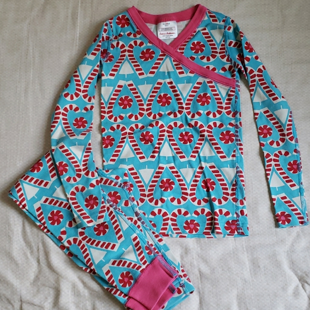 Hanna Andersson candy cane jammies